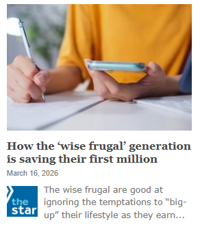How the ‘wise frugal’ generation is saving their first million